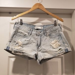 Abercrombie & Fitch Low Rise Jean Shorts with Cuff